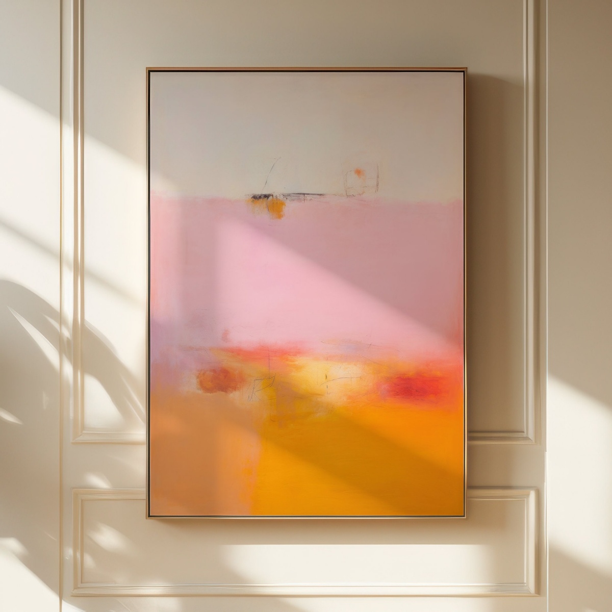 Pink Orange Abstract Canvas Pr - огляд і ціна Home Decor Aesthetic Pinterest