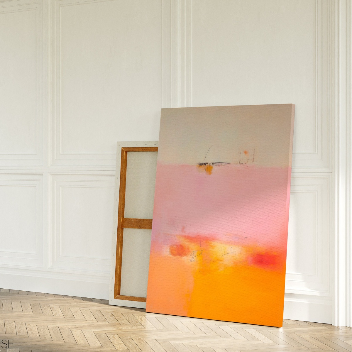 Pink Orange Abstract Canvas Pr - огляд і ціна Home Decor Aesthetic Pinterest
