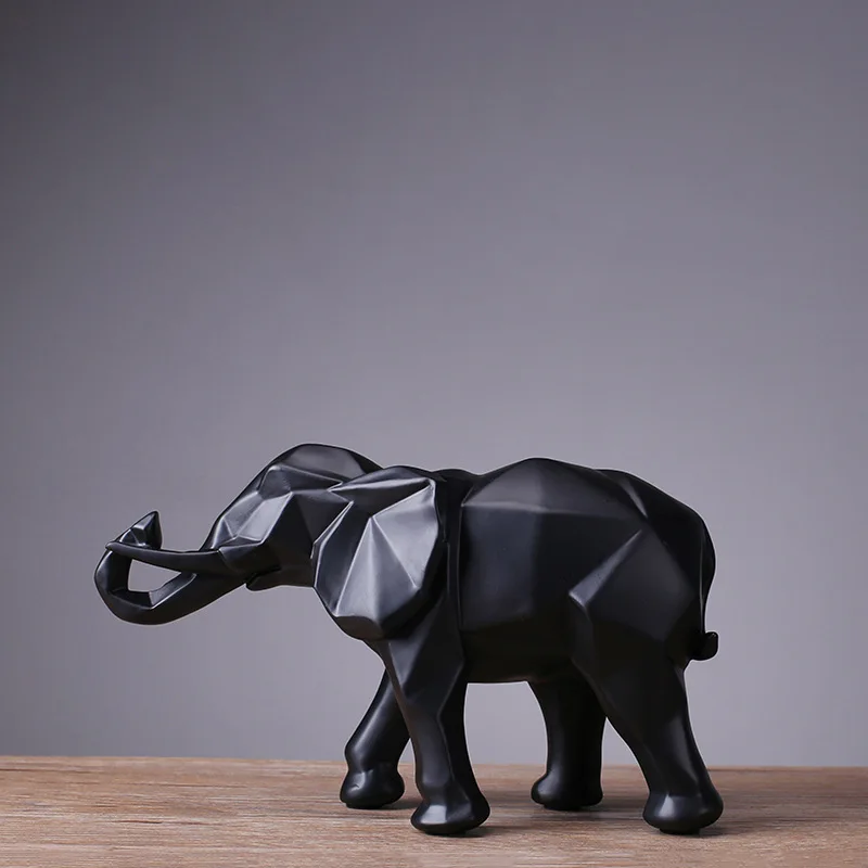 Creative Resin Black Elephant  - огляд і ціна Abstract Sculpture Resin