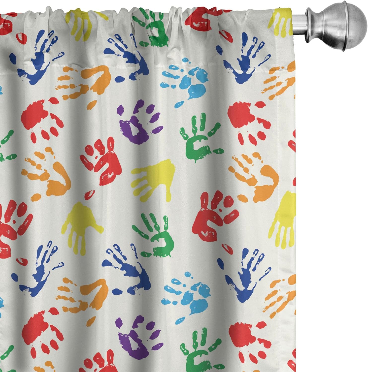 Colorful Handprint Rainbow Cur - огляд і ціна Home Decor Color Palettes
