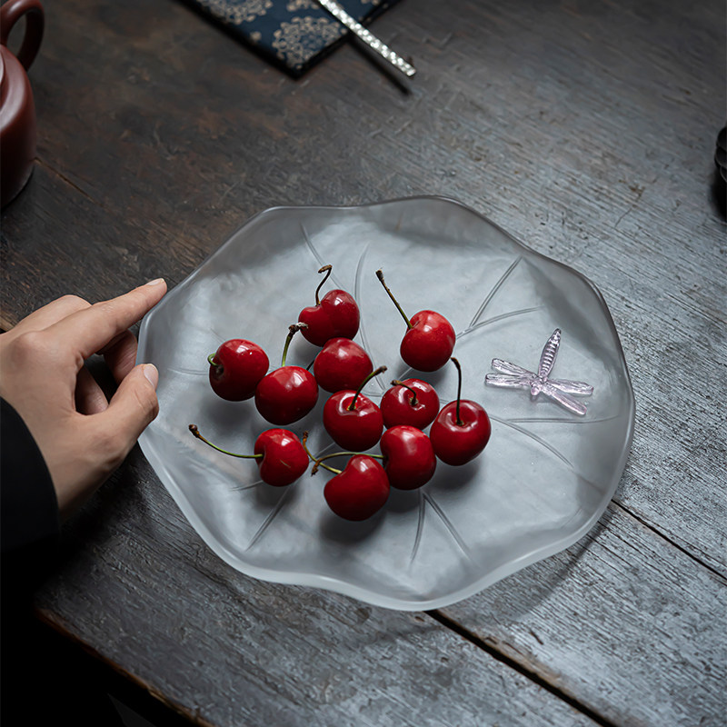 Glazed Dragonfly Teapot Tray J - огляд і ціна Home Decor Zen Style
