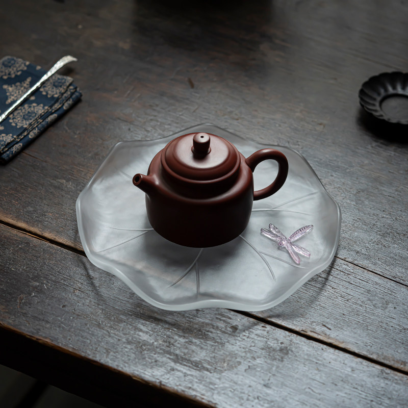 Glazed Dragonfly Teapot Tray J - огляд і ціна Home Decor Zen Style