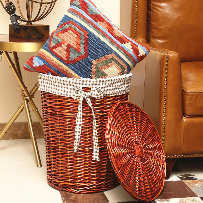 Rattan Hamper Stylish Laundry  - огляд і ціна Home Decor Rattan