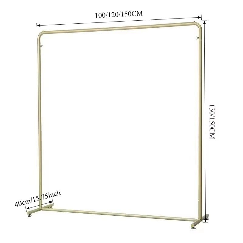 Luxury Gold Clothes Rack Iron  - огляд і ціна Home Decor Retail Stores