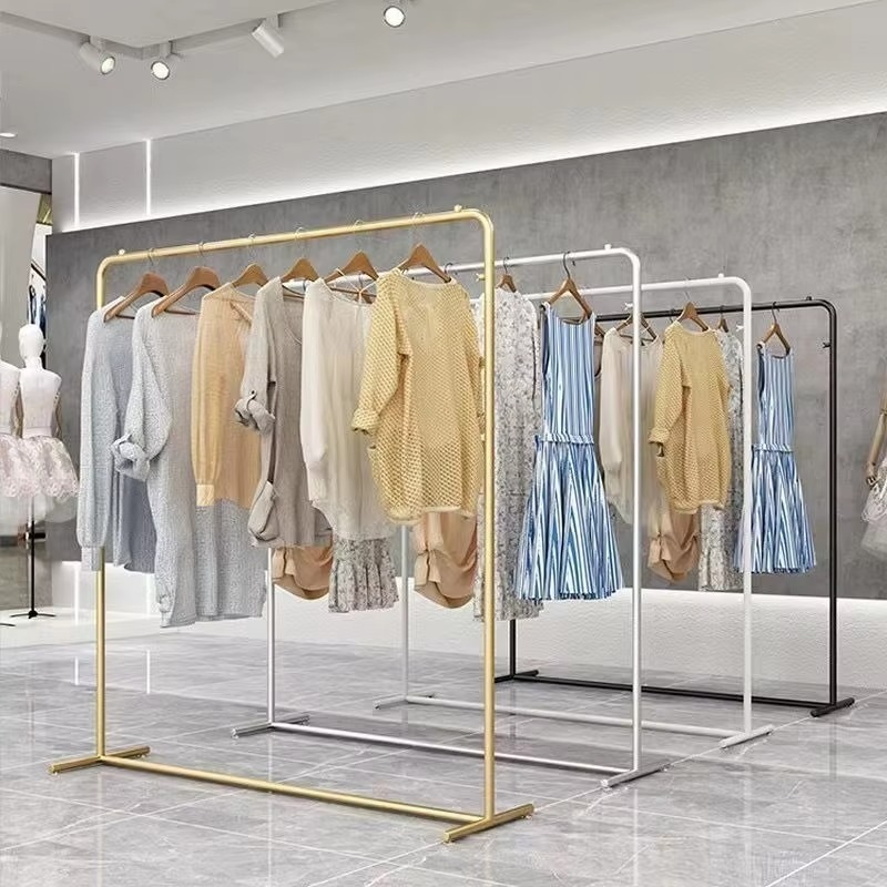 Luxury Gold Clothes Rack Iron  - огляд і ціна Home Decor Retail Stores