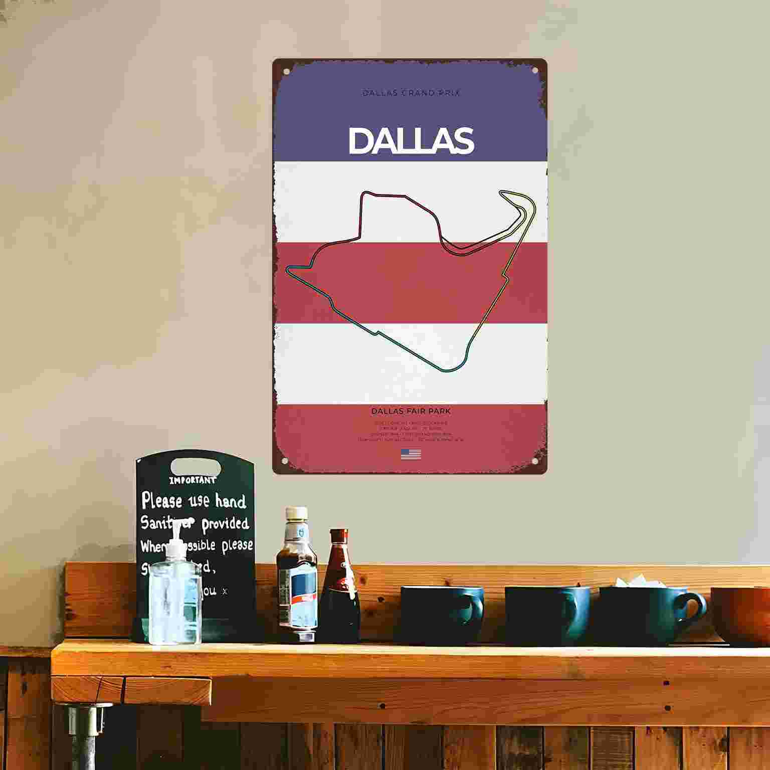 2D FLAT 1pc Dallas Grand Prix  - огляд і ціна Home Decor Dallas