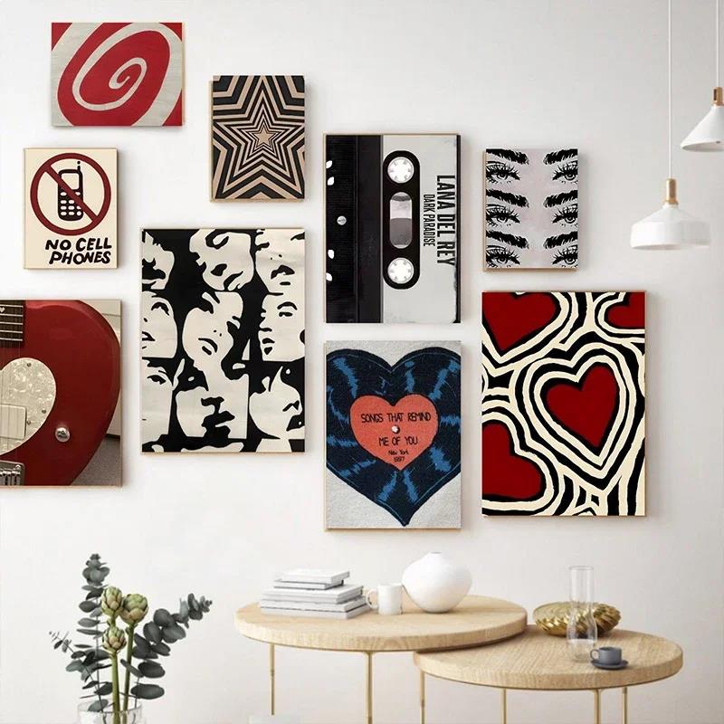 Posters Y2K Rock Style Canvas  - огляд і ціна Home Decor Aesthetic Pinterest