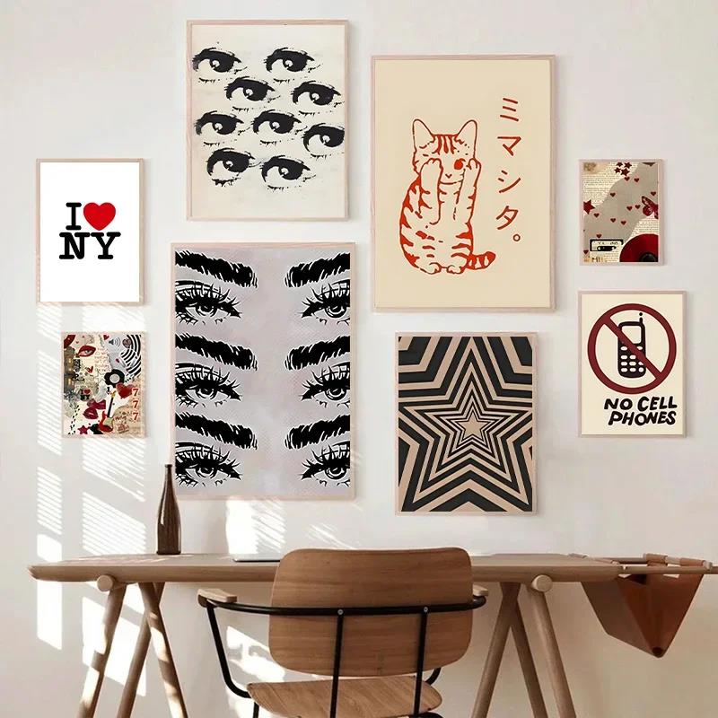 Posters Y2K Rock Style Canvas  - огляд і ціна Home Decor Aesthetic Pinterest