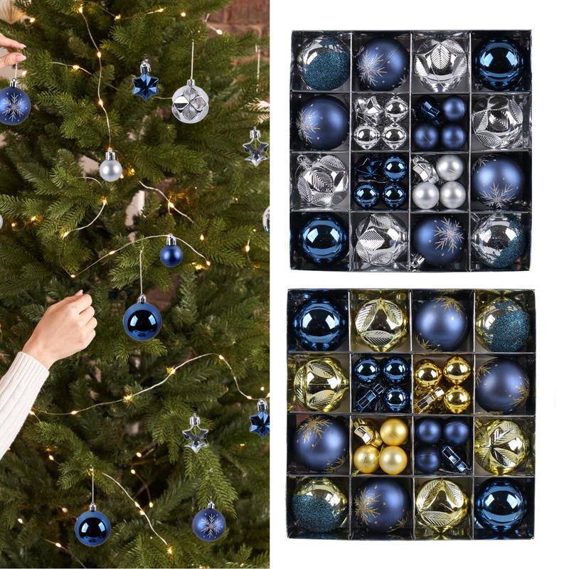 Christmas Ball Ornaments 44 Pi - огляд і ціна Home Decor Retail Stores