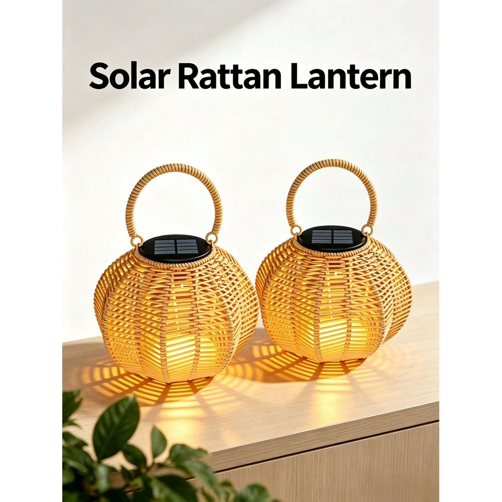 Rattan Solar Ambient Light For - огляд і ціна Home Decor Rattan