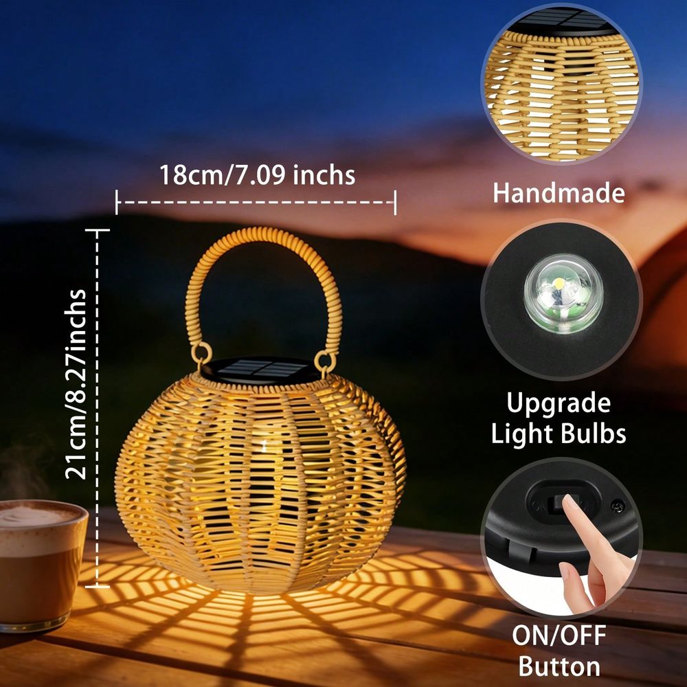 Rattan Solar Ambient Light For - огляд і ціна Home Decor Rattan
