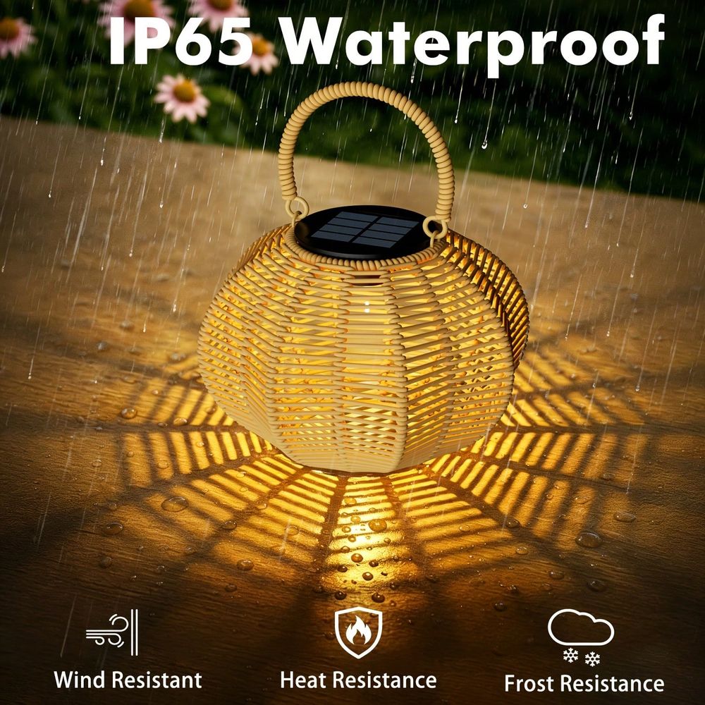 Rattan Solar Ambient Light For - огляд і ціна Home Decor Rattan