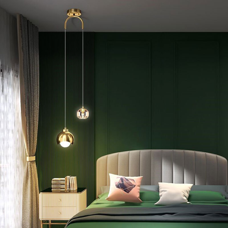 Bedroom Bedside Hanging Pendan - огляд і ціна Hanging Moon Lamp