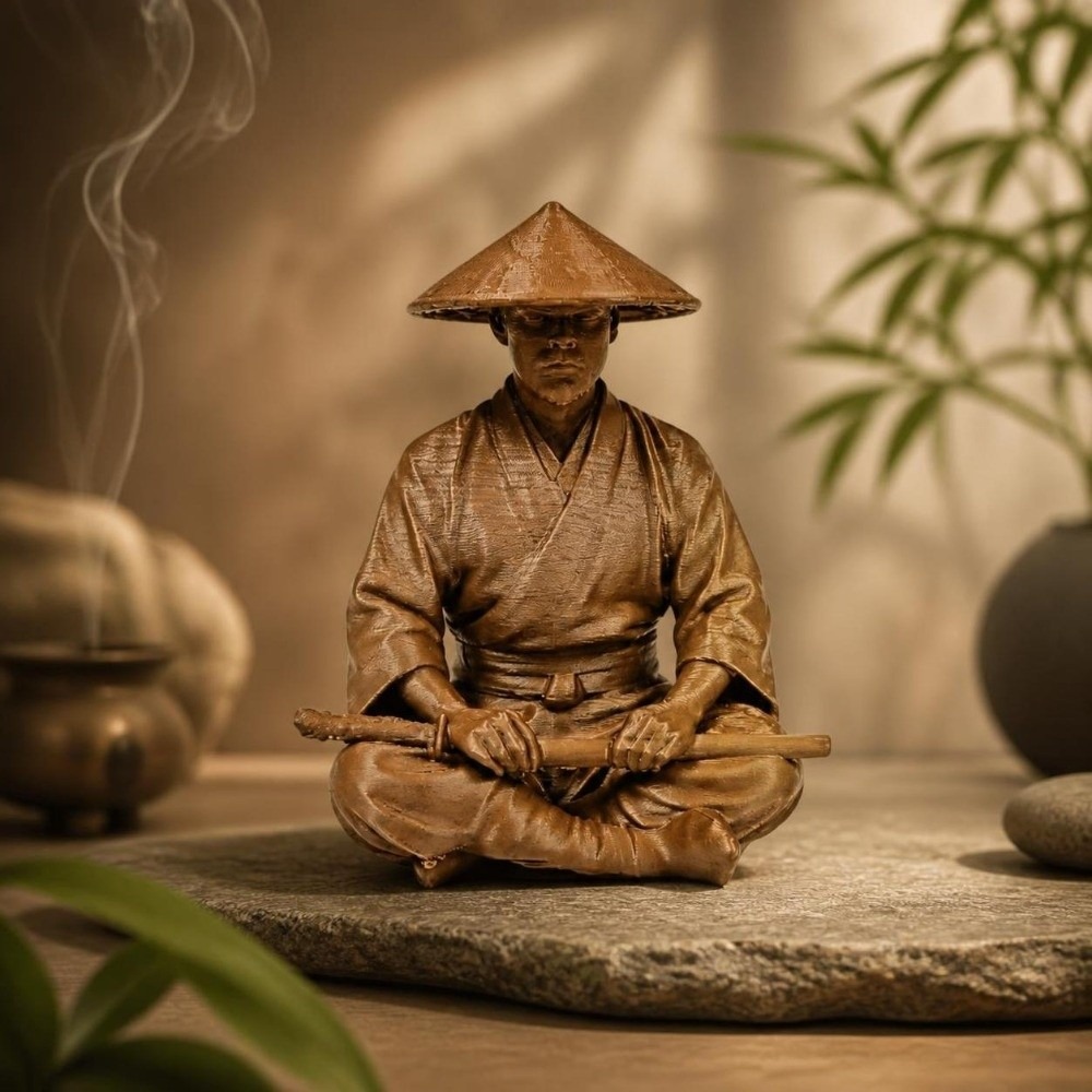 Funny Sitting Pose Ninja Ornam - огляд і ціна Home Decor Zen Style