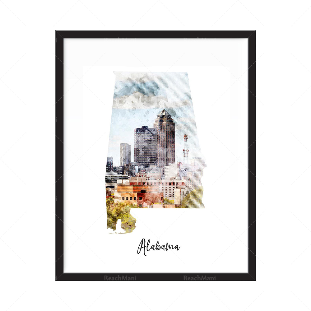 Impression de carte aquarelle  - огляд і ціна Home Decor Qatar