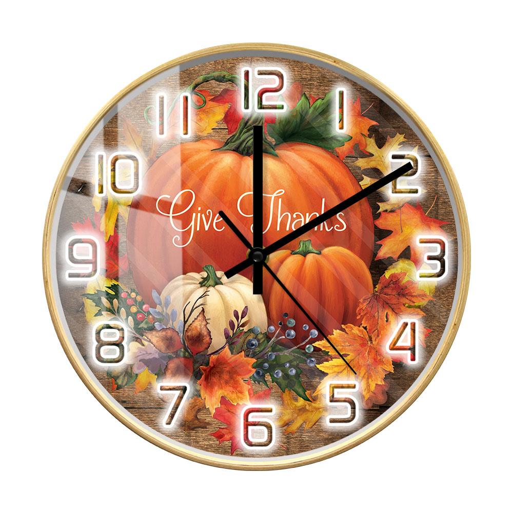 Give Thanks Blessed Wall Clock - огляд і ціна Home Decor Living Room Ideas