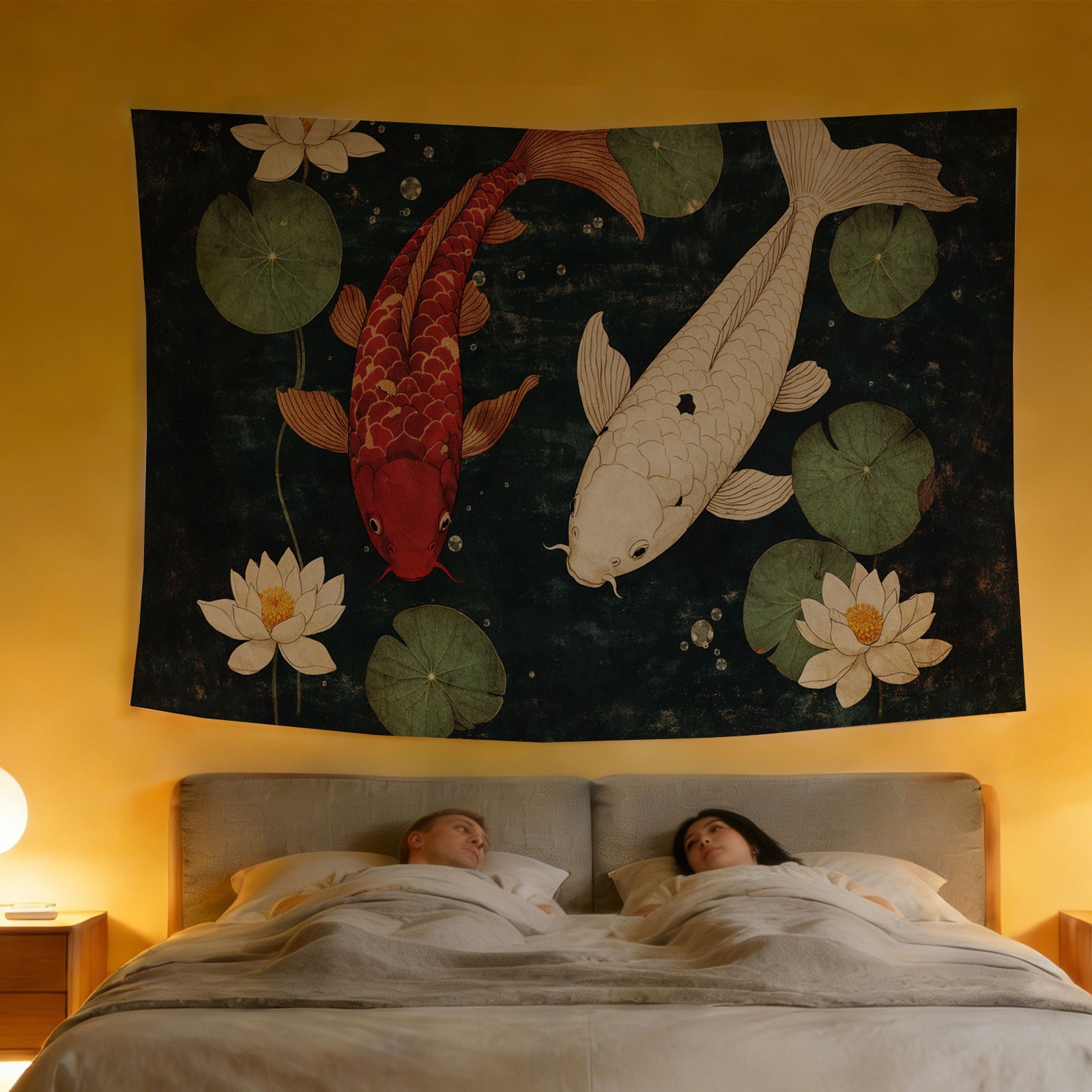 Luxury Koi Fish and Lotus Flow - огляд і ціна Home Decor Zen Style