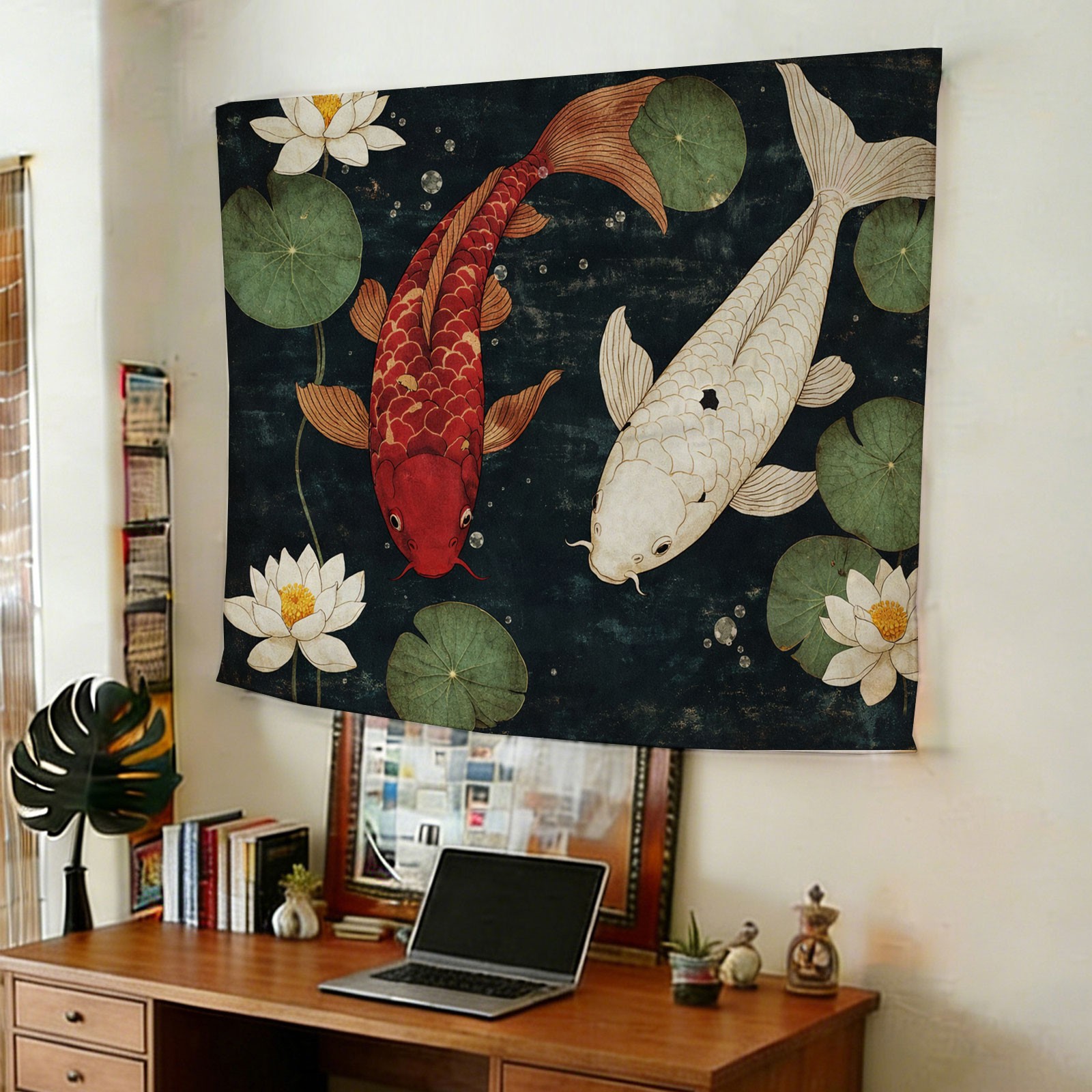 Luxury Koi Fish and Lotus Flow - огляд і ціна Home Decor Zen Style