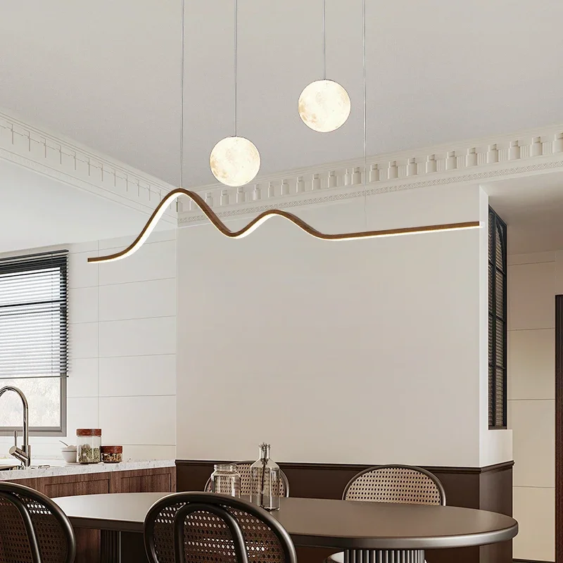 2026 LED Wood Pendant Light Fo - огляд і ціна Hanging Moon Lamp
