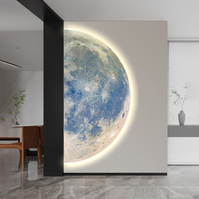 Moon Entrance Decoration Paint - огляд і ціна Hanging Moon Lamp
