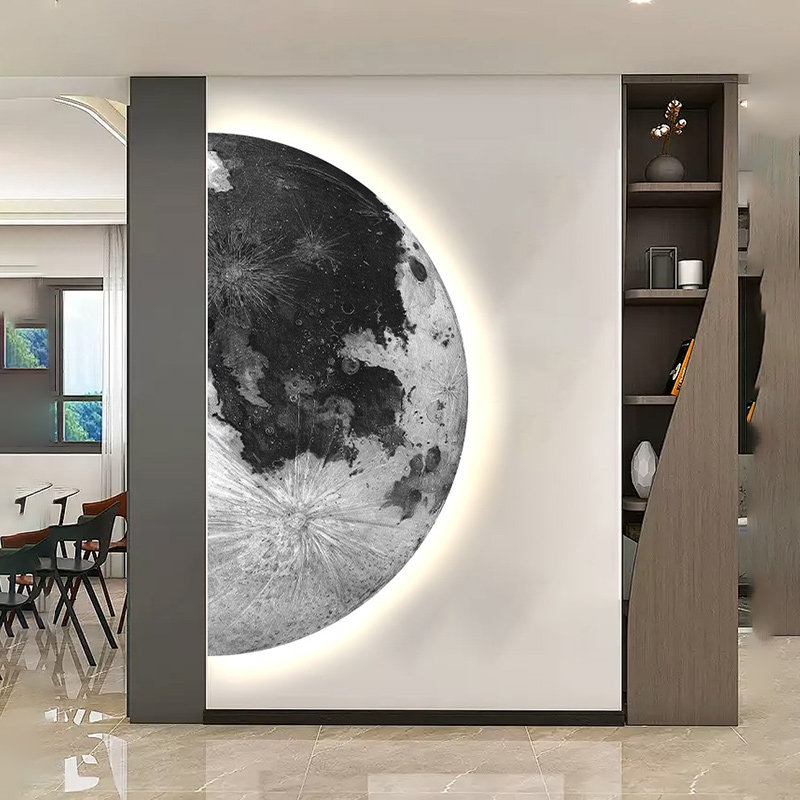 Moon Entrance Decoration Paint - огляд і ціна Hanging Moon Lamp