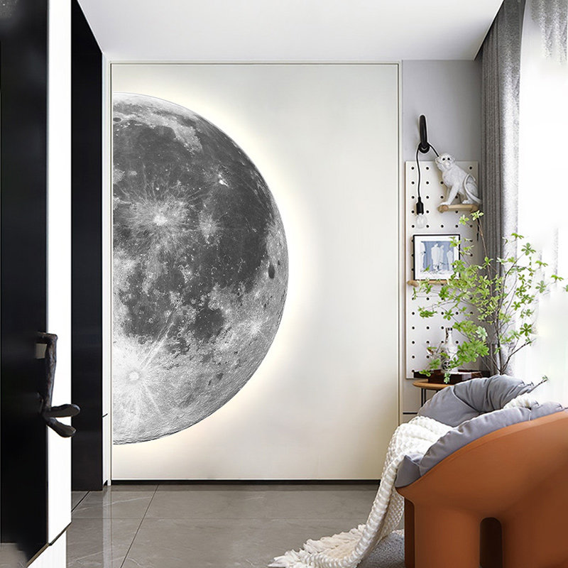 Moon Entrance Decoration Paint - огляд і ціна Hanging Moon Lamp
