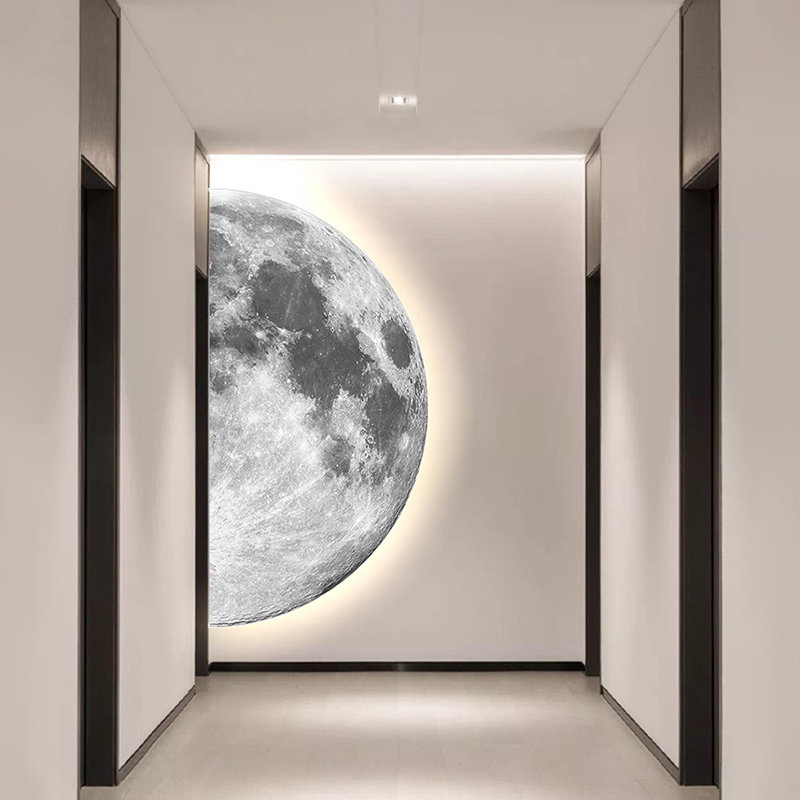 Moon Entrance Decoration Paint - огляд і ціна Hanging Moon Lamp