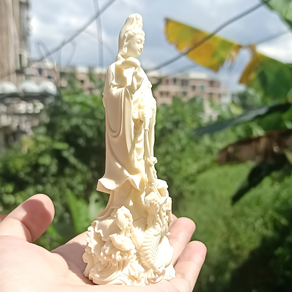 Resin Guanyin Buddha Statue Ch - огляд і ціна Home Decor Zen Style