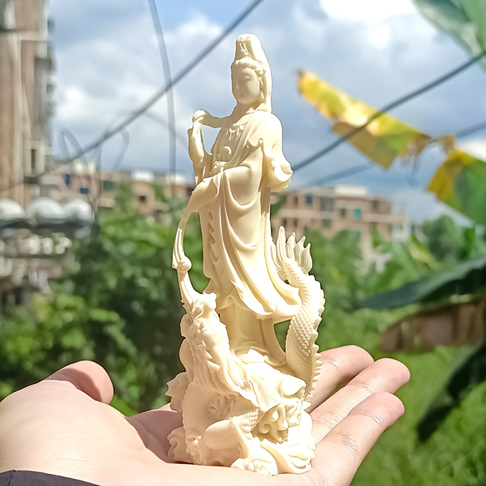 Resin Guanyin Buddha Statue Ch - огляд і ціна Home Decor Zen Style