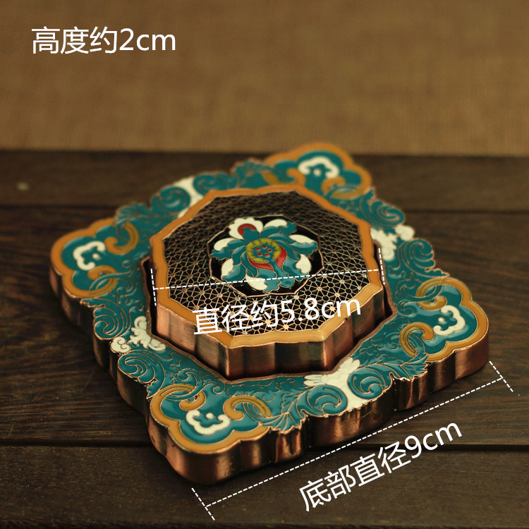 ZZ Enamel Painted Lotus Coil I - огляд і ціна Home Decor Zen Style