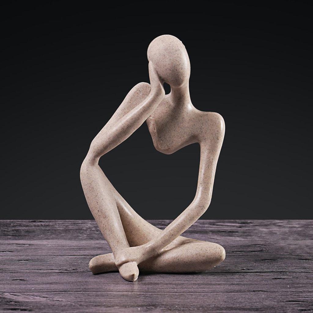 Nordic Abstract Thinker Statue - огляд і ціна Abstract Sculpture Resin