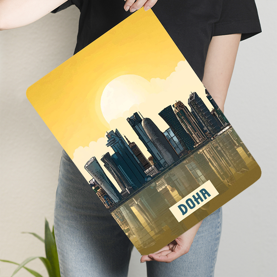Doha Skyline Metal Wall Art Qa - огляд і ціна Home Decor Qatar