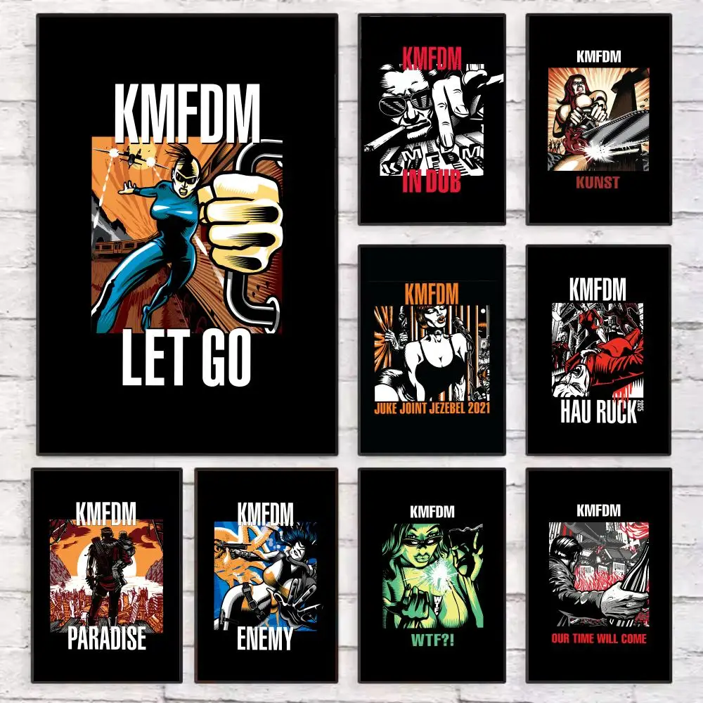 Funny Hot K-Kmfdm Band Poster  - огляд і ціна Home Decor Living Room Ideas