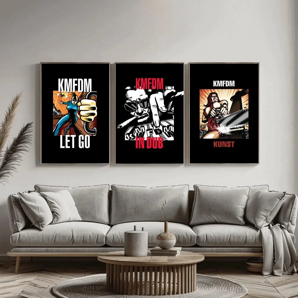 Funny Hot K-Kmfdm Band Poster  - огляд і ціна Home Decor Living Room Ideas