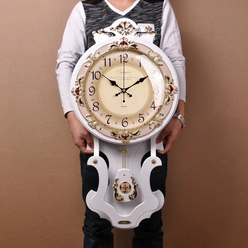 Nordic Large Wall Clock Wood V - огляд і ціна Home Decor Living Room Ideas