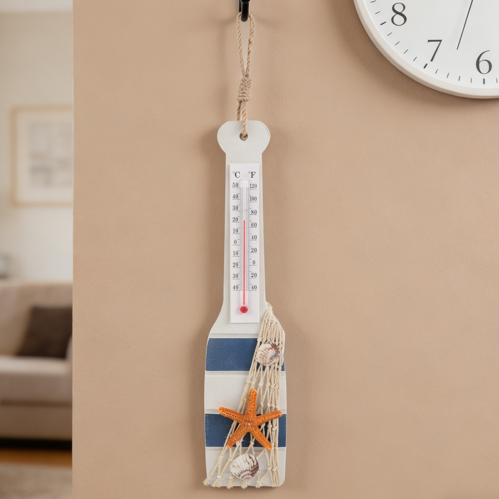 Wooden Paddle Wall Decor Beach - огляд і ціна Home Decor Nautical
