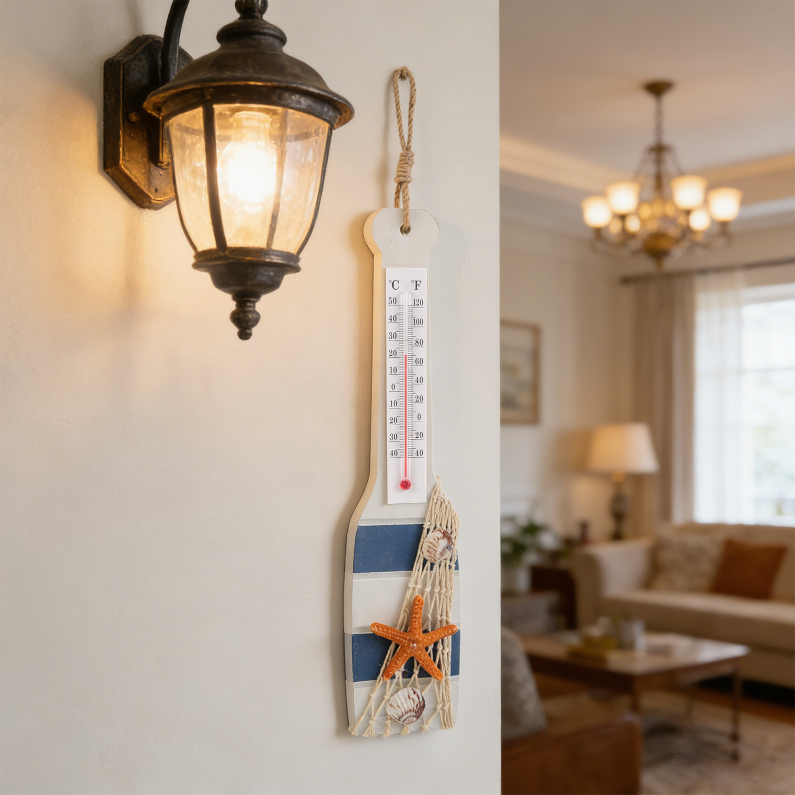 Wooden Paddle Wall Decor Beach - огляд і ціна Home Decor Nautical