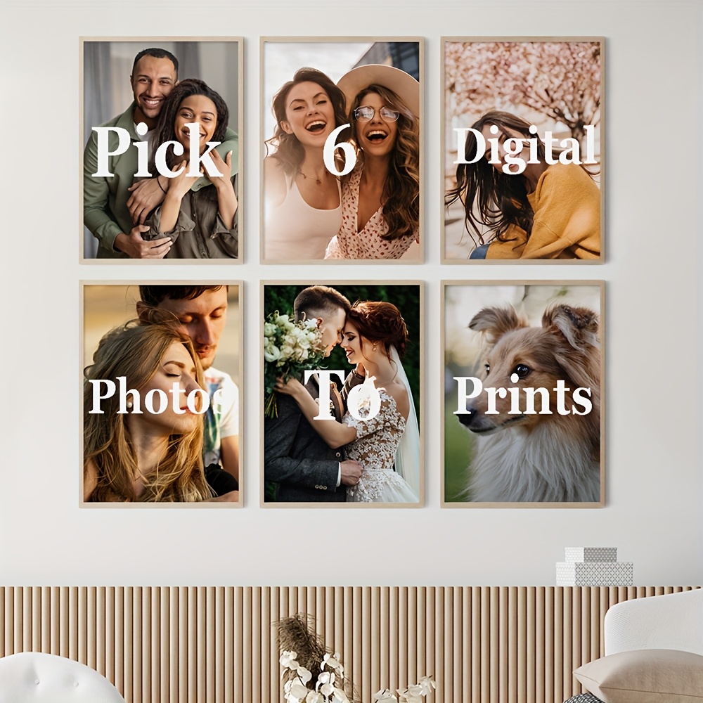 6pcs/set Custom Canvas Prints  - огляд і ціна Home Decor Aesthetic Pinterest