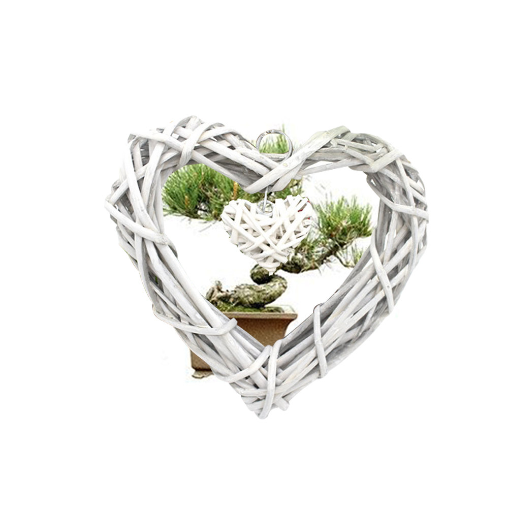 Rustic Love Heart Hanging Craf - огляд і ціна Home Decor Rattan
