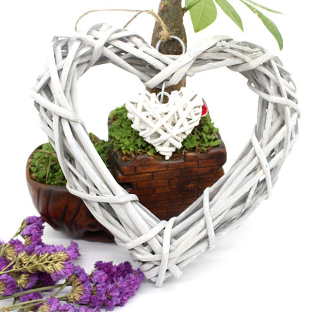 Rustic Love Heart Hanging Craf - огляд і ціна Home Decor Rattan