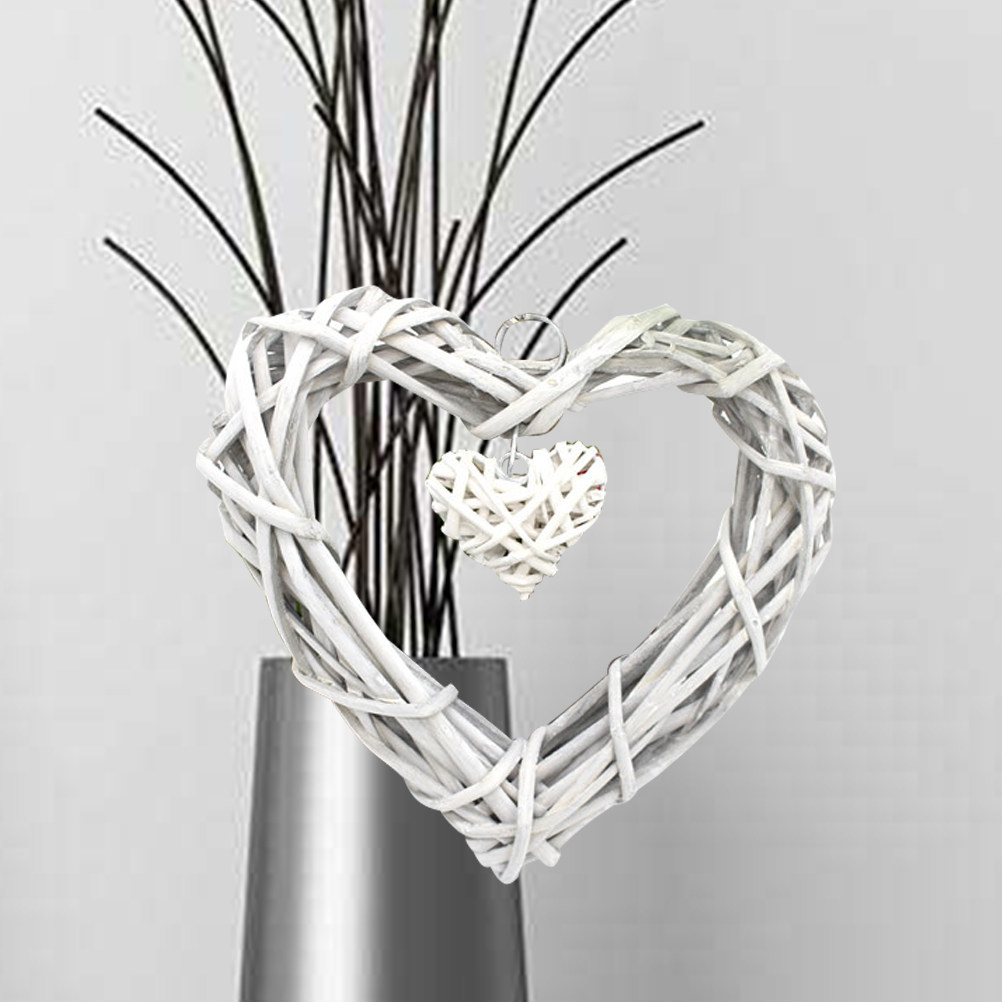 Rustic Love Heart Hanging Craf - огляд і ціна Home Decor Rattan