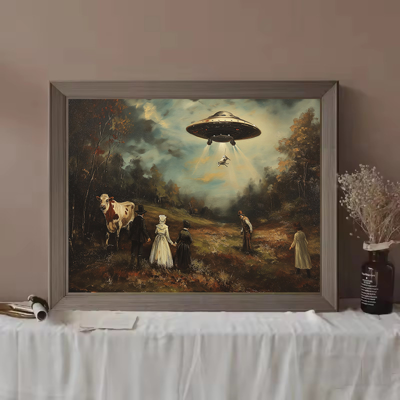 1pc frameless Vintage Surreal  - огляд і ціна Home Decor Aesthetic Pinterest