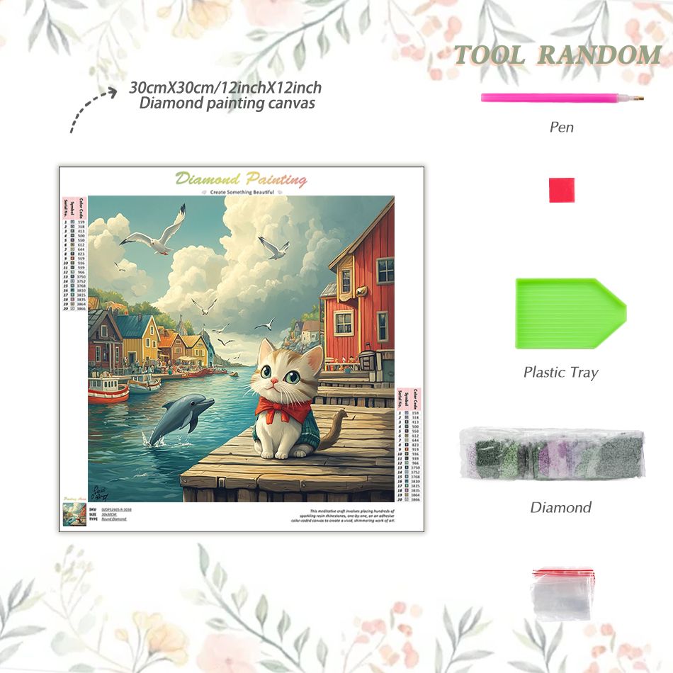 CHENISTORY Cat Diamond Paintin - огляд і ціна Home Decor Living Room Ideas
